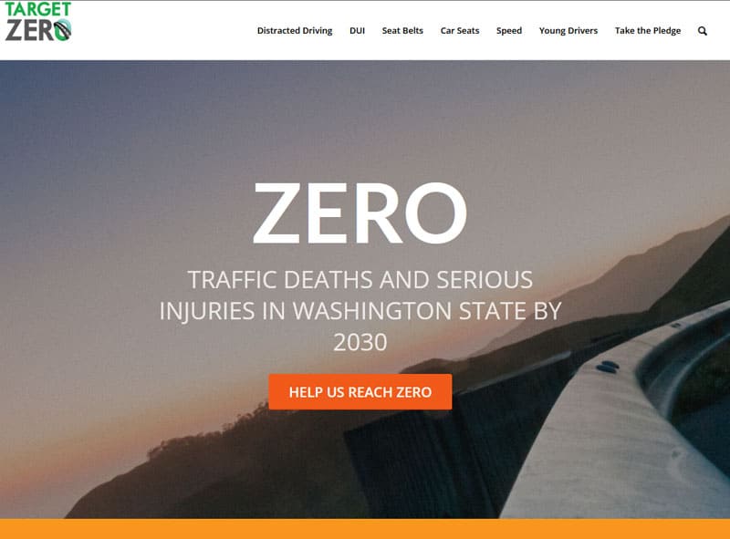 Washington Drive to Zero website project